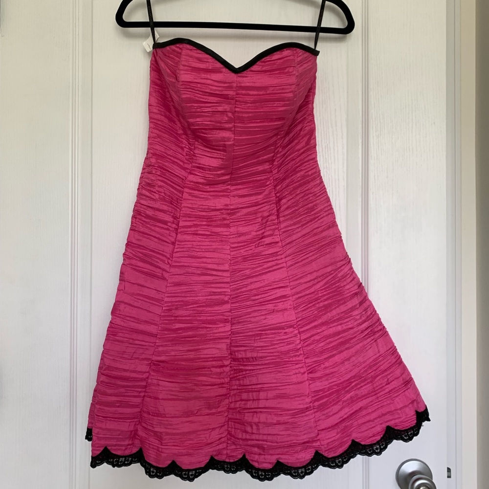 Jessica McClintock | Hot Pink Party Dress